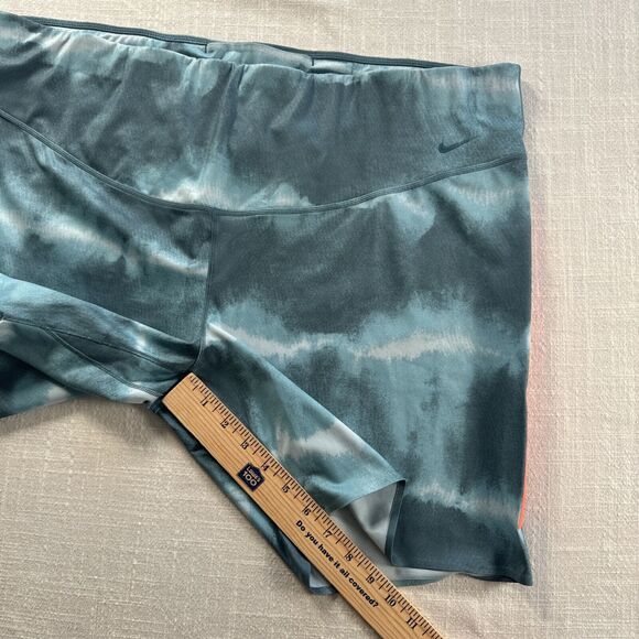 Nike Plus Size 3X One Luxe 7" Mid-Rise Women's Training‎ Shorts Tie Dye Look - Picture 10 of 14
